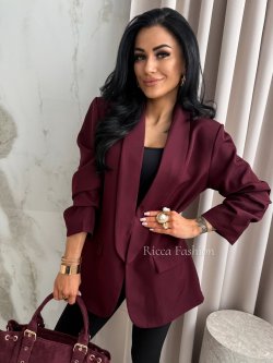 Marynarka ZARKA, bordo