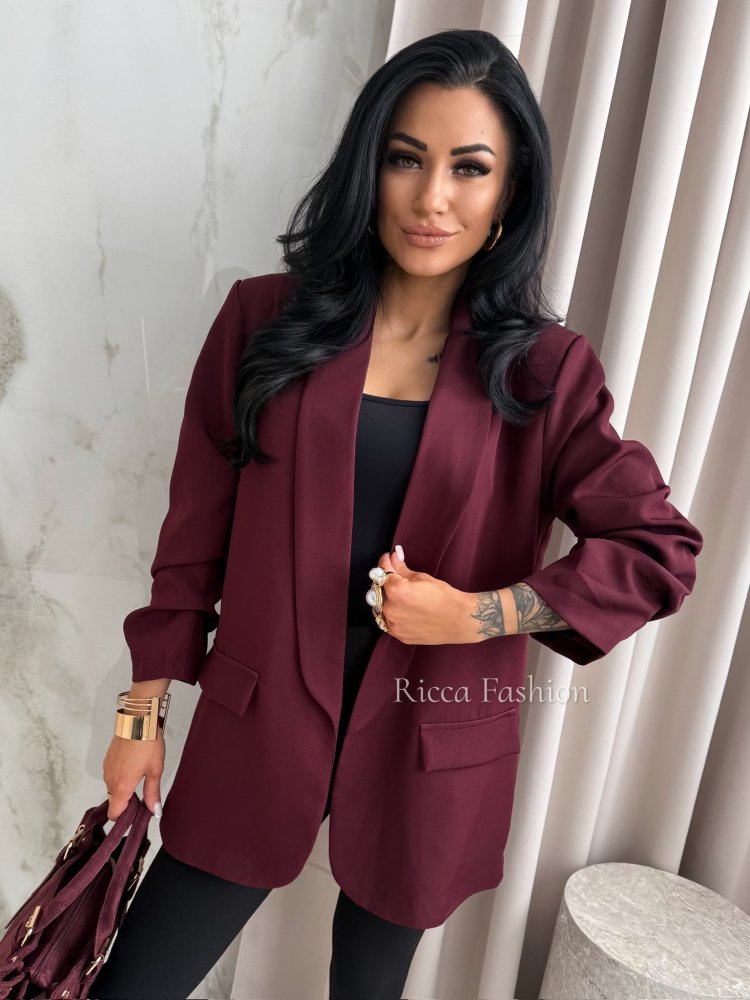 Marynarka ZARKA, bordo