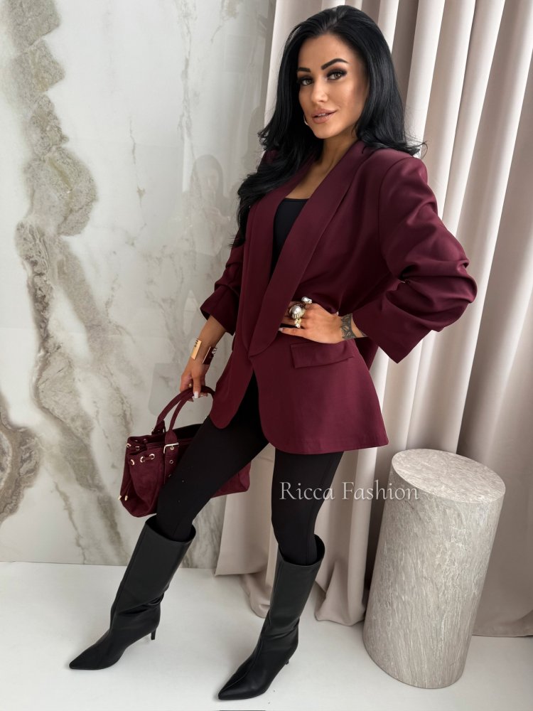 Marynarka ZARKA, bordo