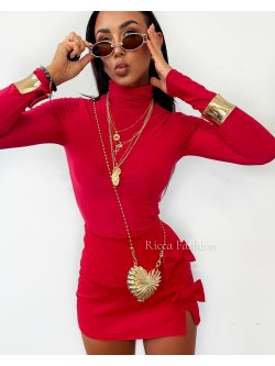 Bluzka/golfik premium MILAN, red