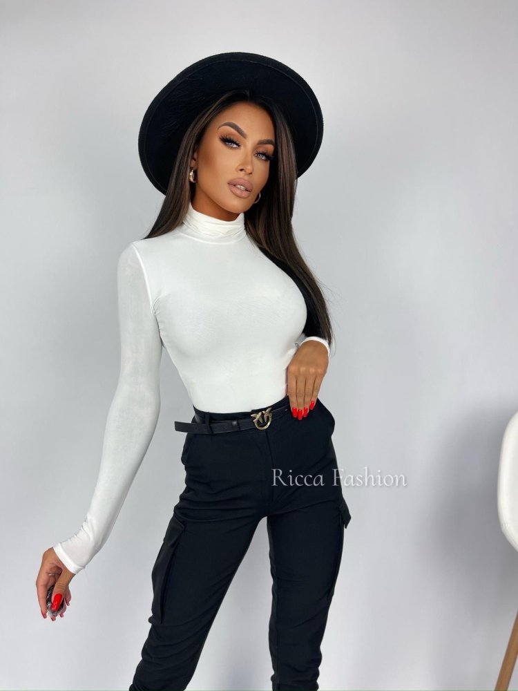 Bluzka/golfik premium MILAN, white