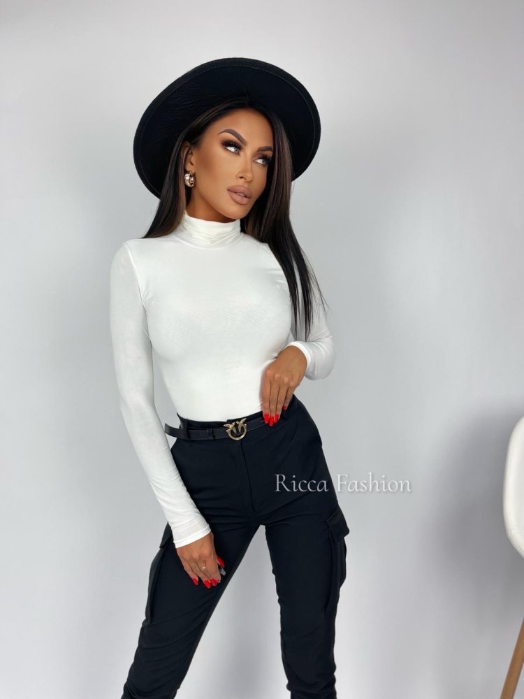 Bluzka/golfik premium MILAN, white