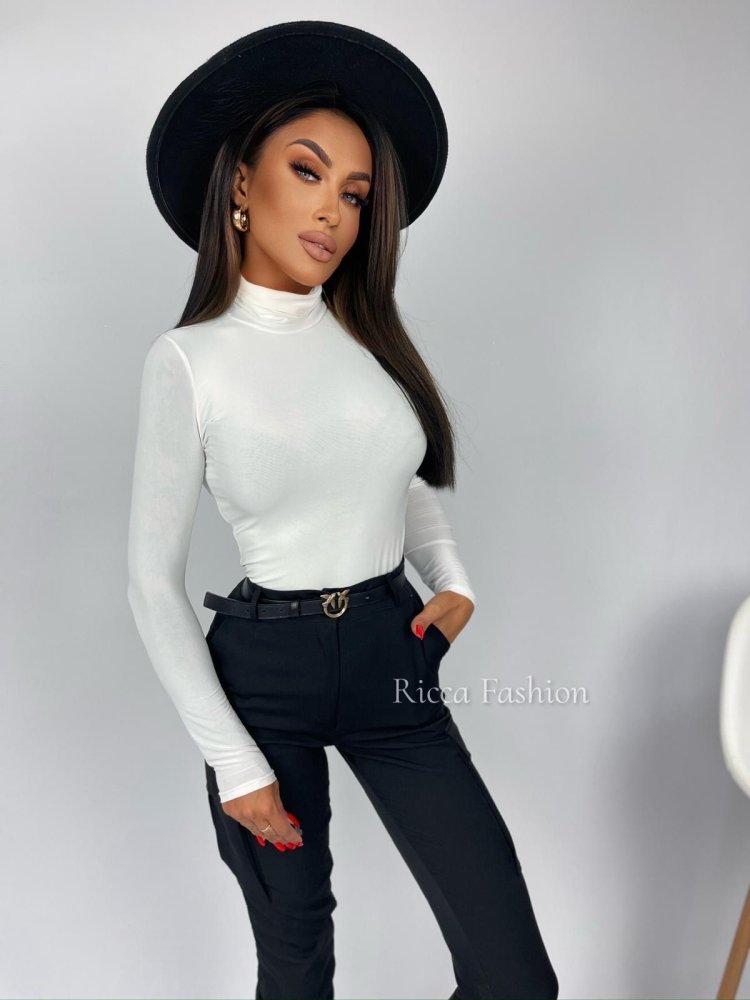 Bluzka/golfik premium MILAN, white