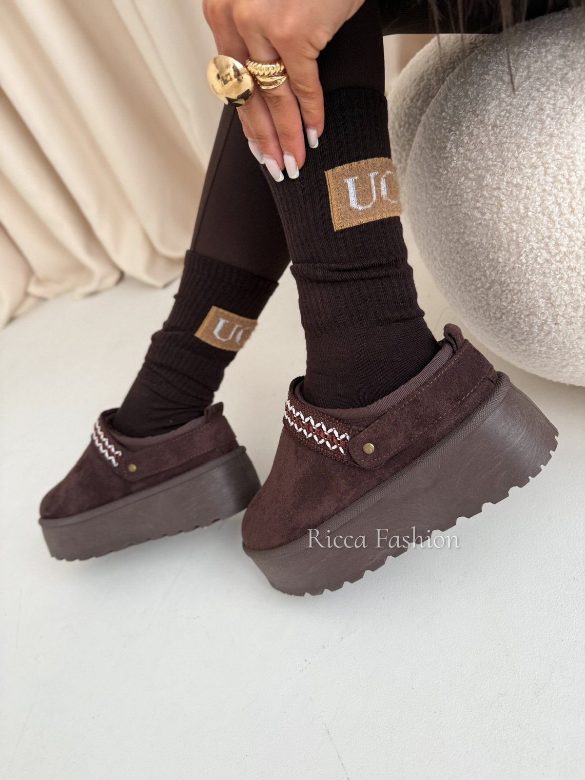 Skarpetki UGGIS, chocolate