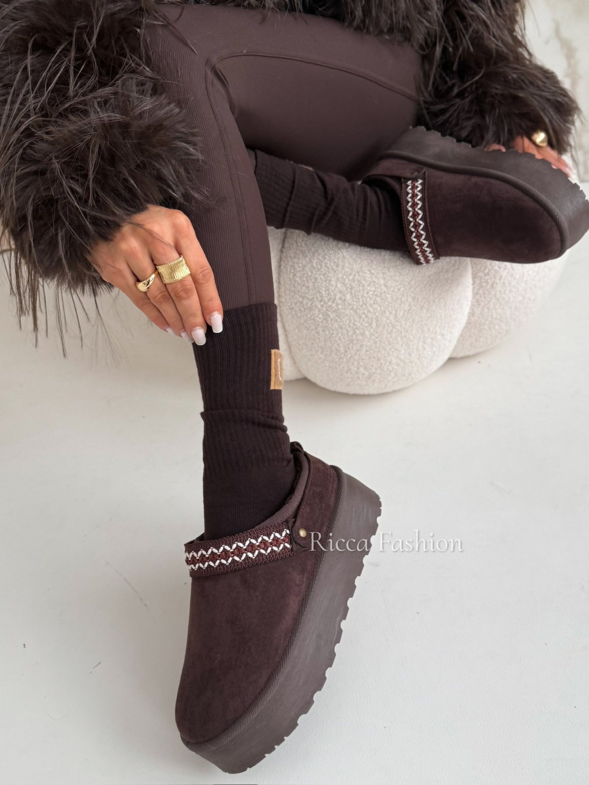 Skarpetki UGGIS, chocolate