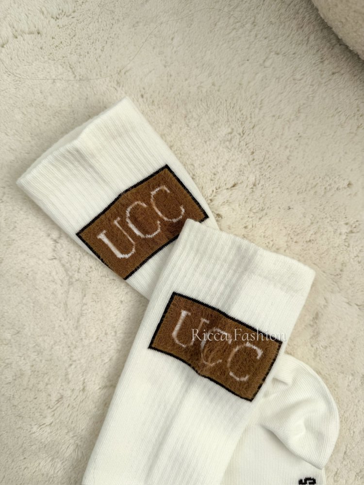 Skarpetki UGGIS, ecru