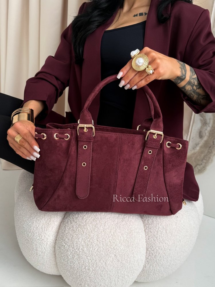 Torebka zamszowa DELPHINE,...