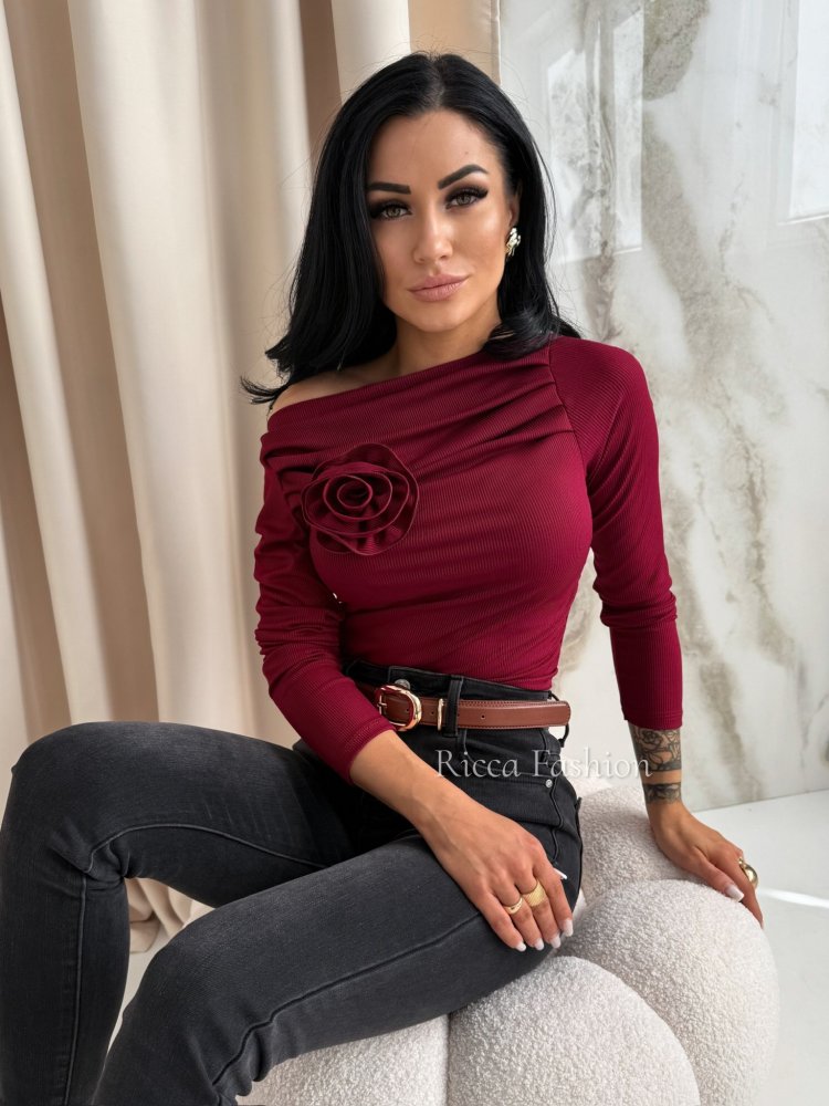 Bluzka prążkowana GLOSSI,...