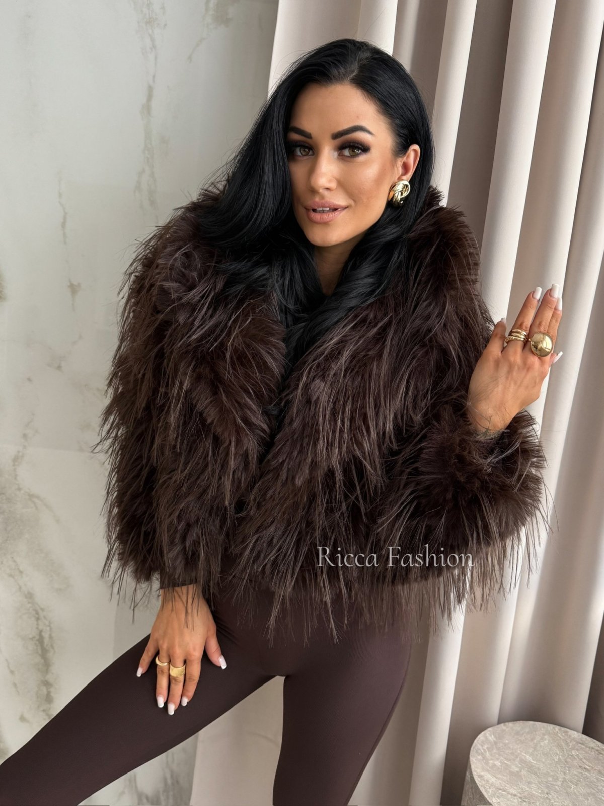 Kurtka/futerko COLETTE, chocolate