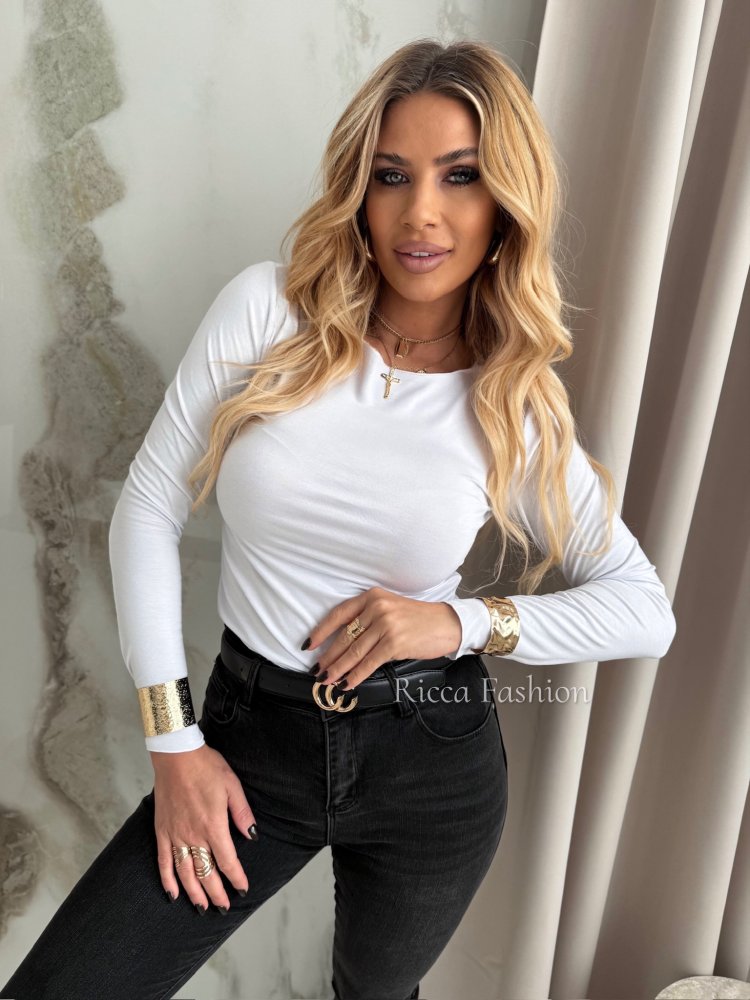 Bluzka bawełniana BASICO,...