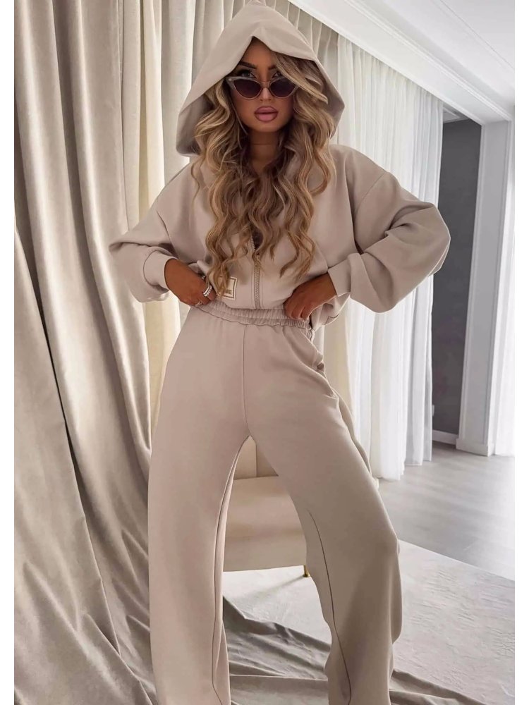 Komplet MASEŁKO, chłodny beż