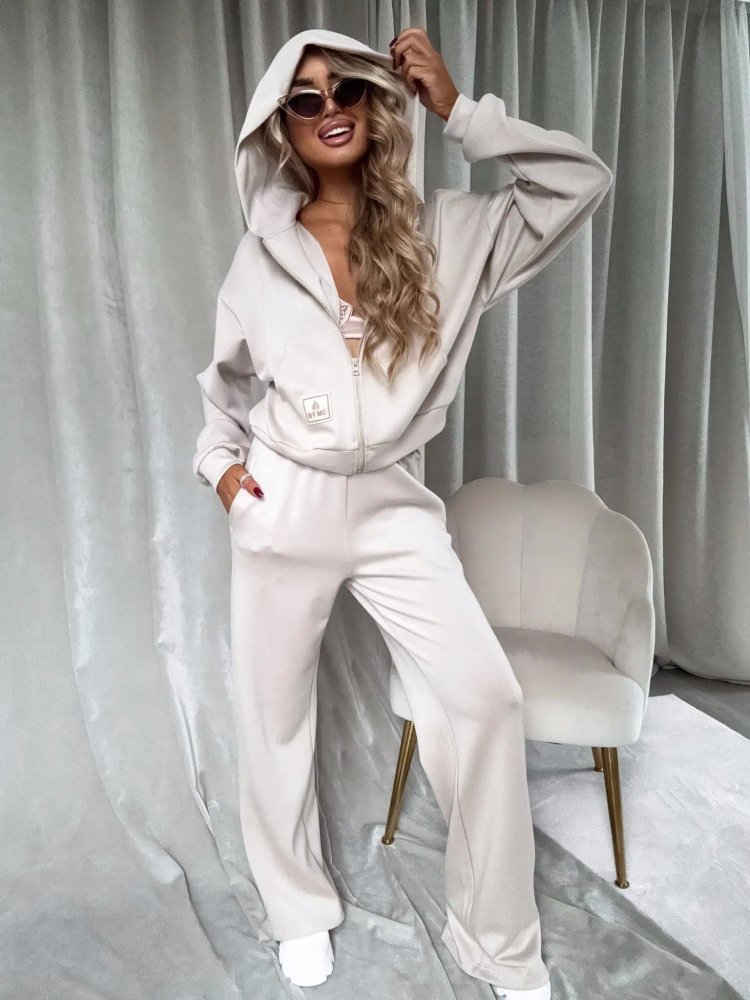 Komplet MASEŁKO, chłodny beż