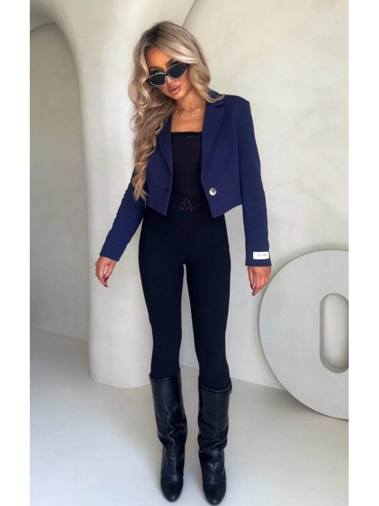 Marynarka dresowa SLIM, granat