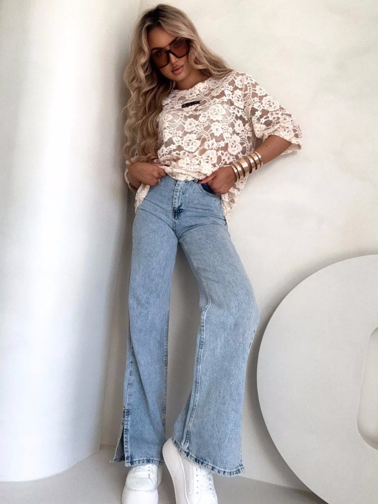 T-shirt MARMARIS, welur/jasny beż