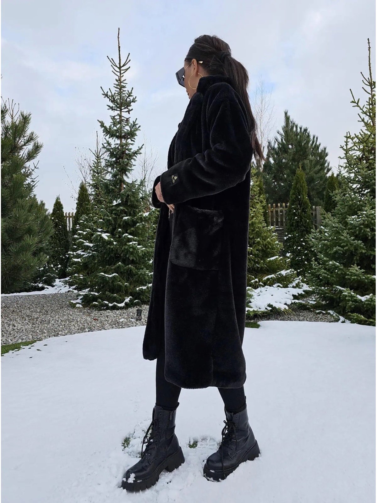 Płaszcz NOELLE, czarny