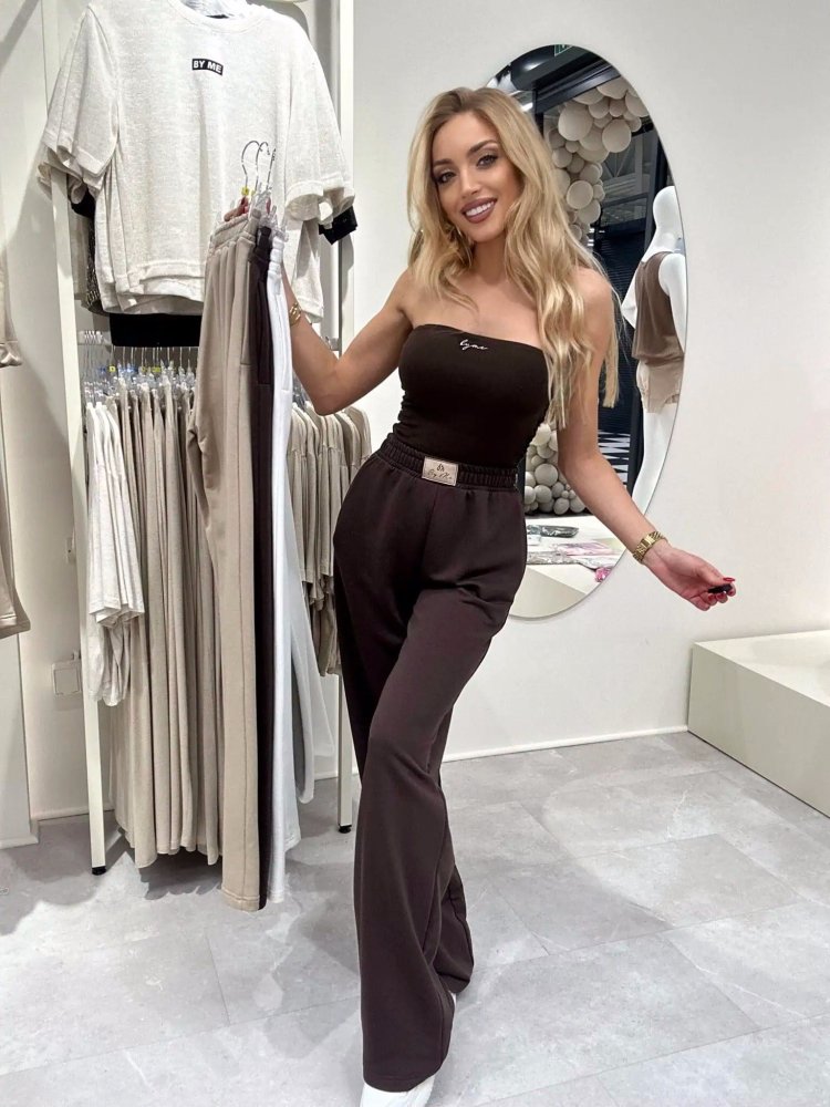 Spodnie dresowe SEVEN, czekolada