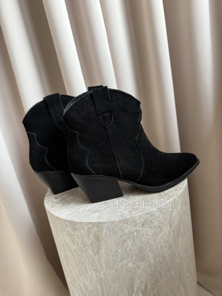 Kowbojki/botki skórzane...