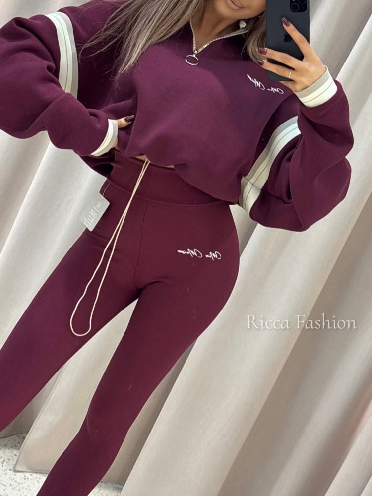 Komplet premium MIA, burgund