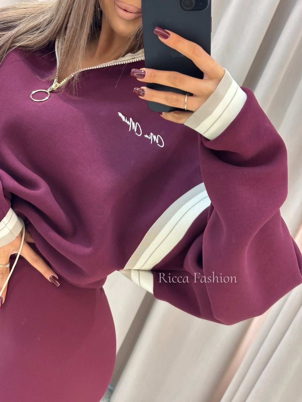 Komplet premium MIA, burgund