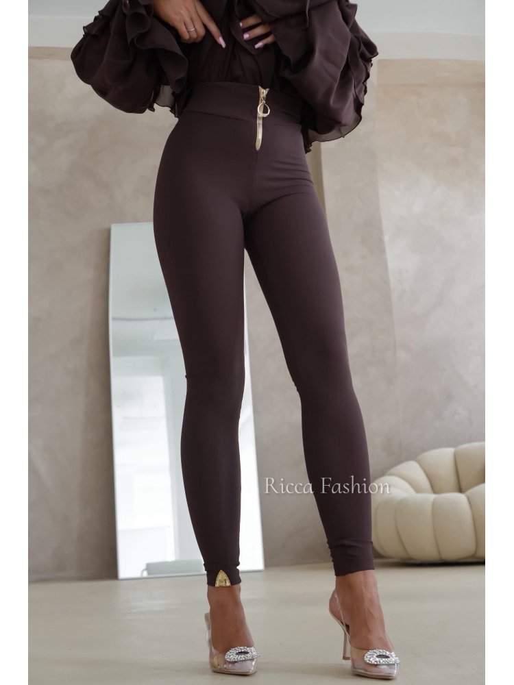 Legginsy prążkowane...