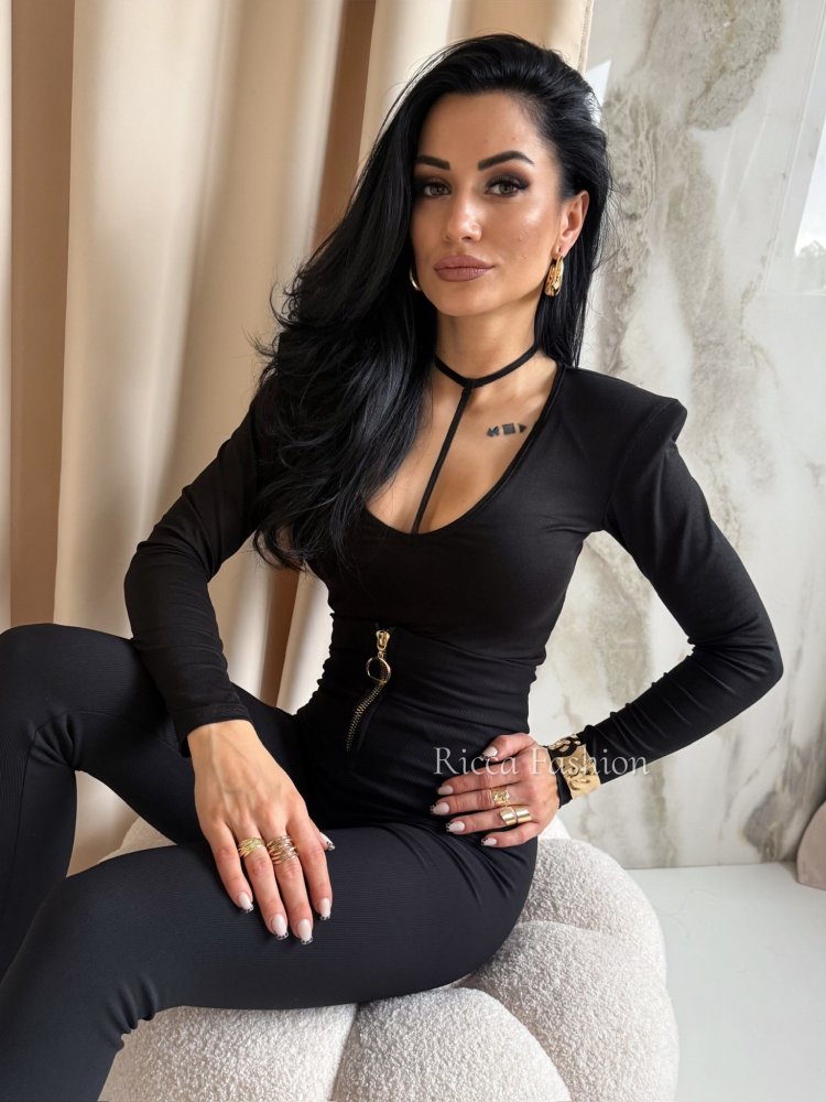 Body z chokerem YVETTE, black