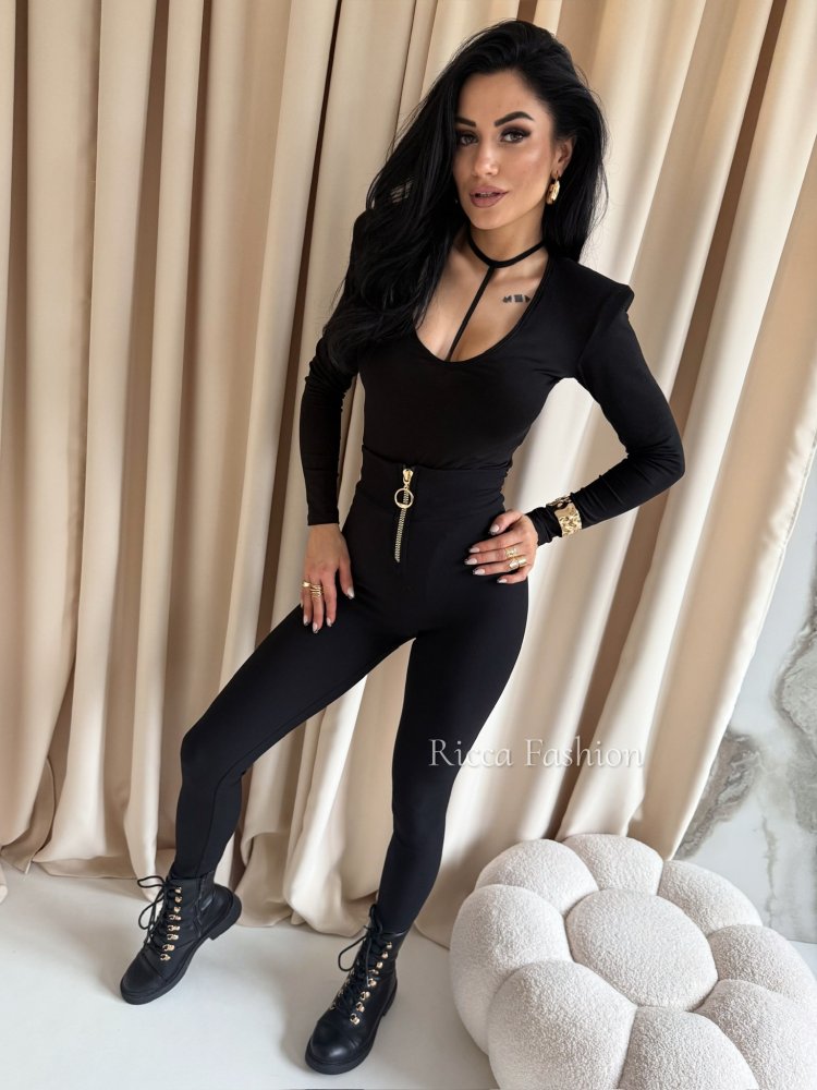 Body z chokerem YVETTE, black