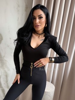 Bluzka z wiskozy VIOLLE, black