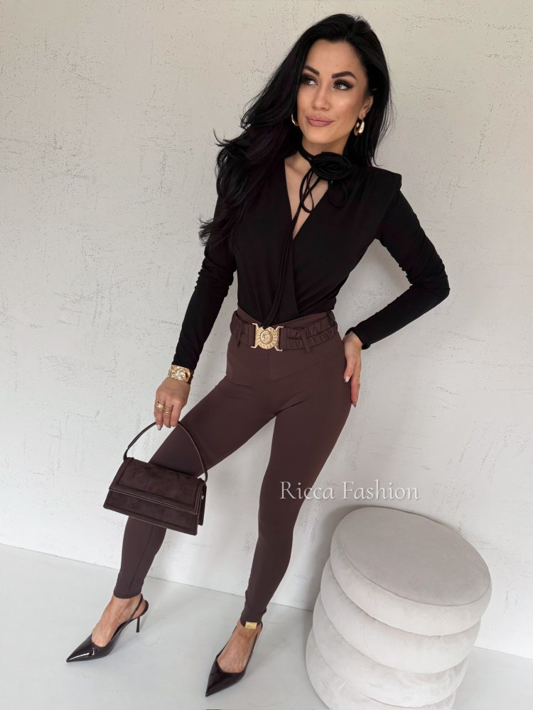 Body z chokerem MELISSE, black