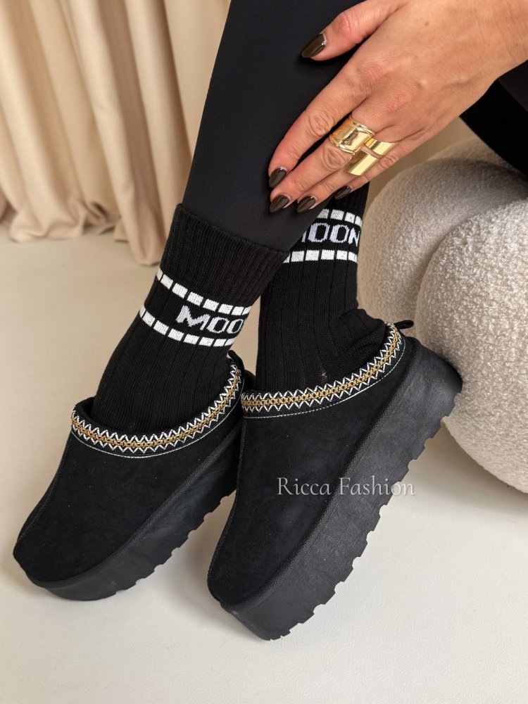 Skarpetki MOON, black