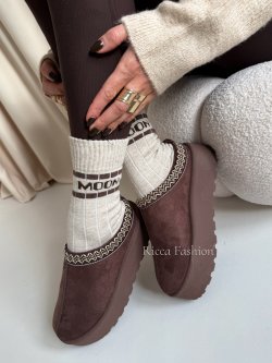 Skarpetki MOON, beige