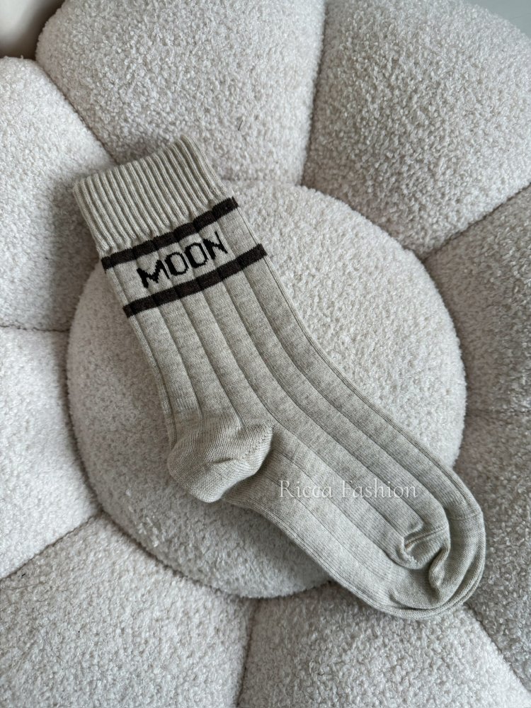Skarpetki MOON, beige