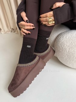 Skarpetki MINKY, chocolate