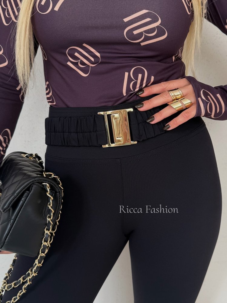 Legginsy z lycrą NOAH, black