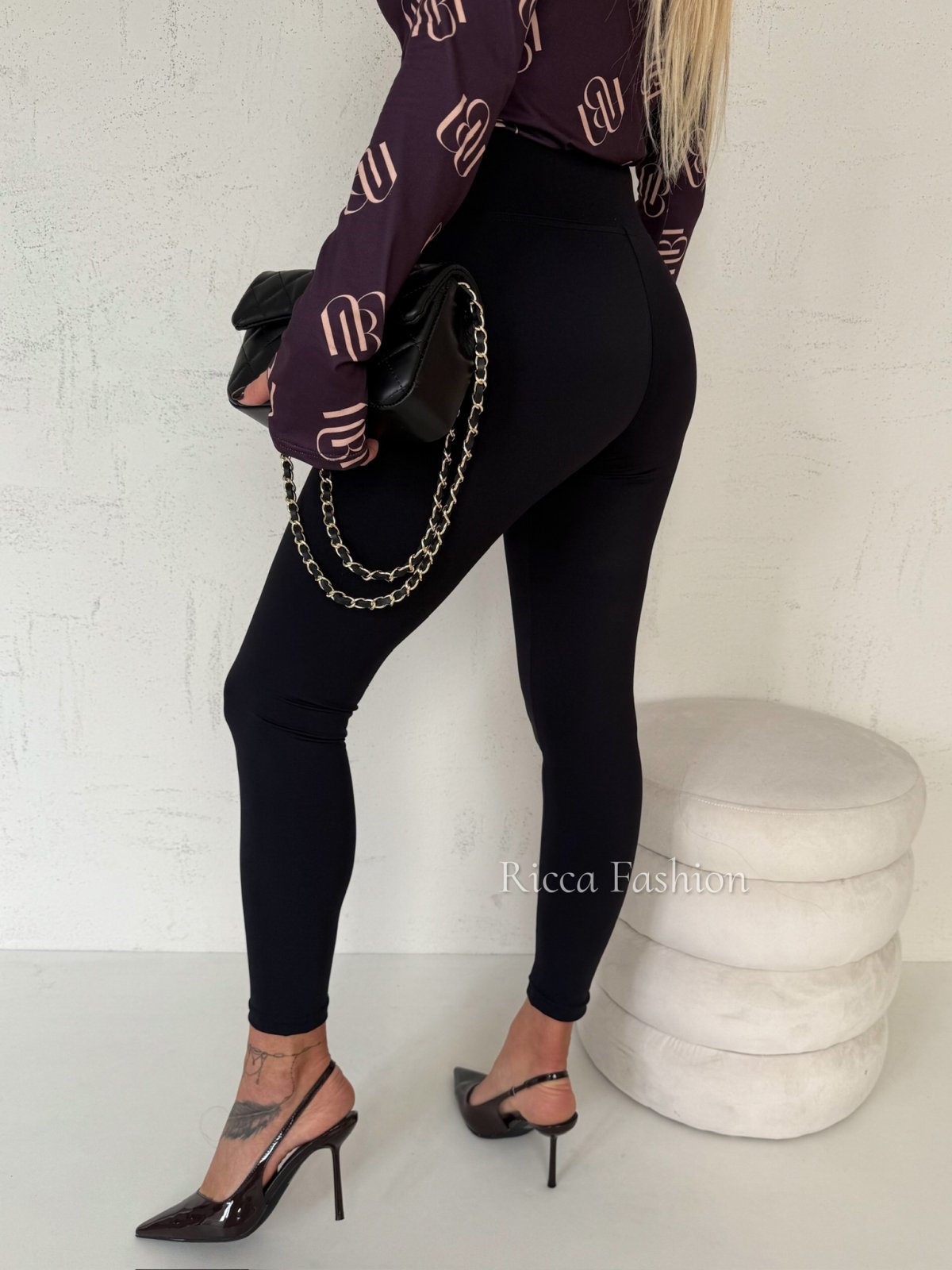 Legginsy z lycrą NOAH, black