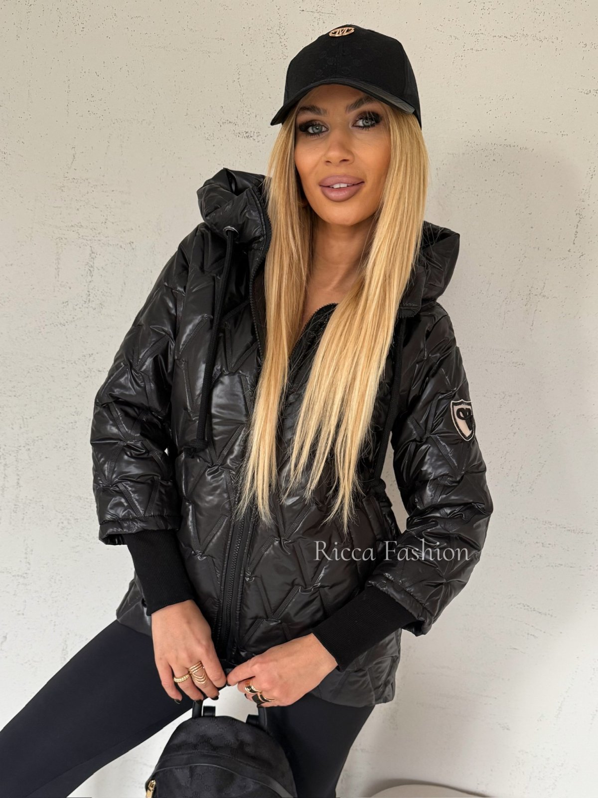 Kurtka pikowana VERRA, black