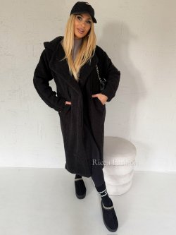 Płaszcz baranek ASPEN, black