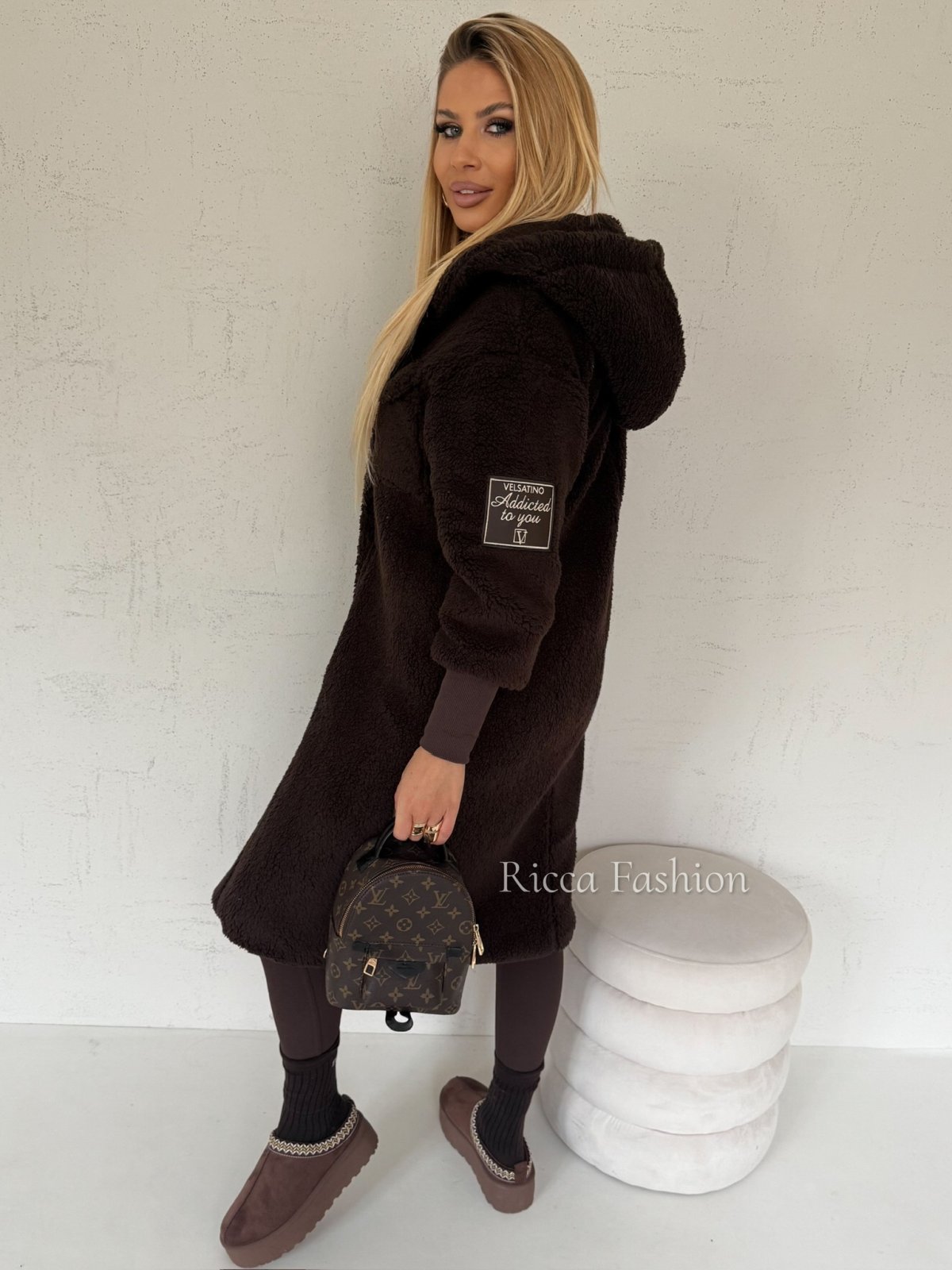 Płaszcz baranek SHEEP, chocolate