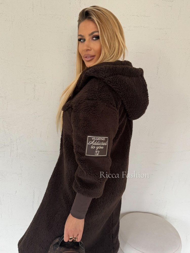 Płaszcz baranek SHEEP, chocolate