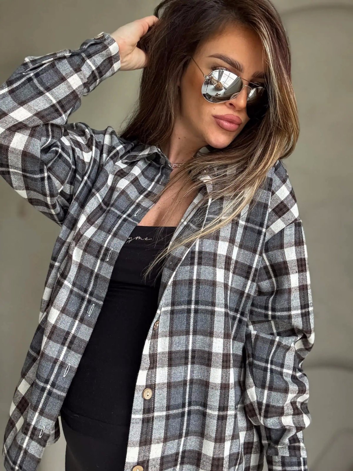 Koszula KRATA, granat