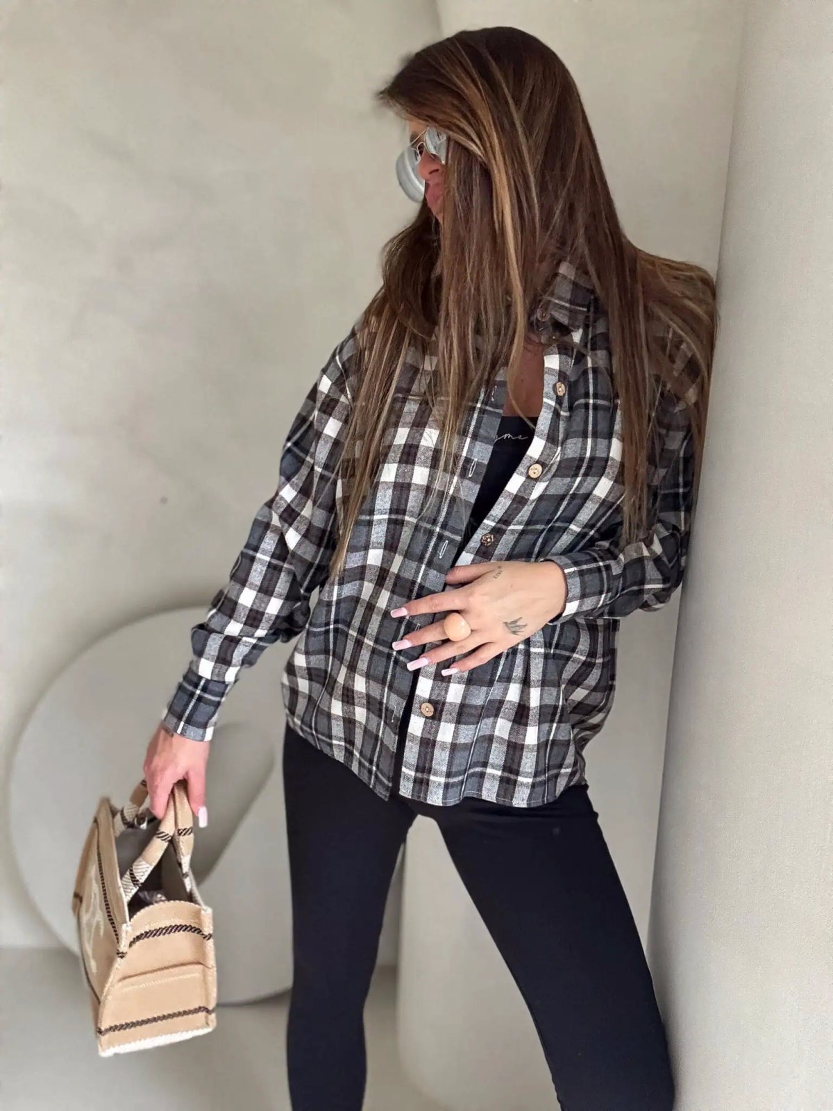 Koszula KRATA, granat