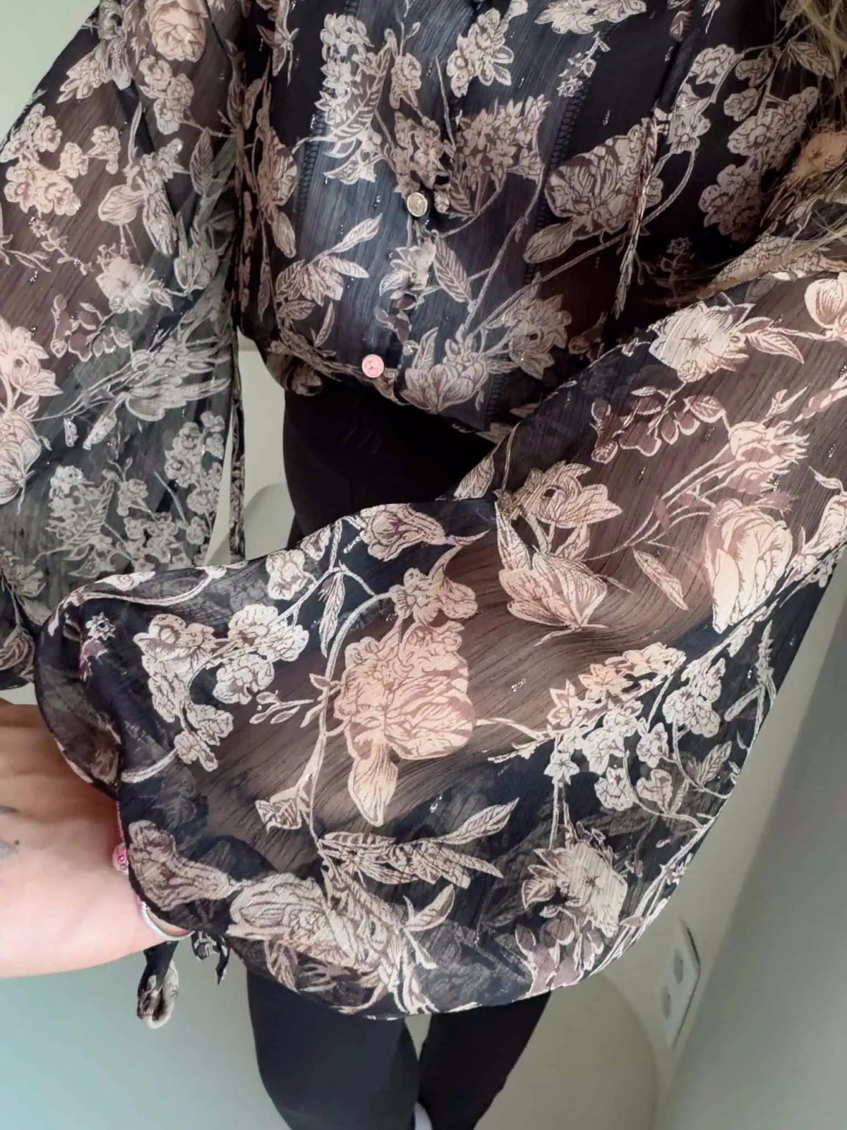 Bluzka LISBONA, flowers