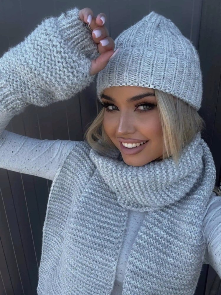 Komplet 3w1 ALASKA, szary