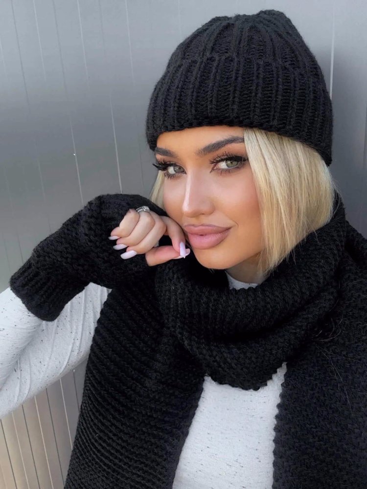 Komplet 3w1 ALASKA, czarny