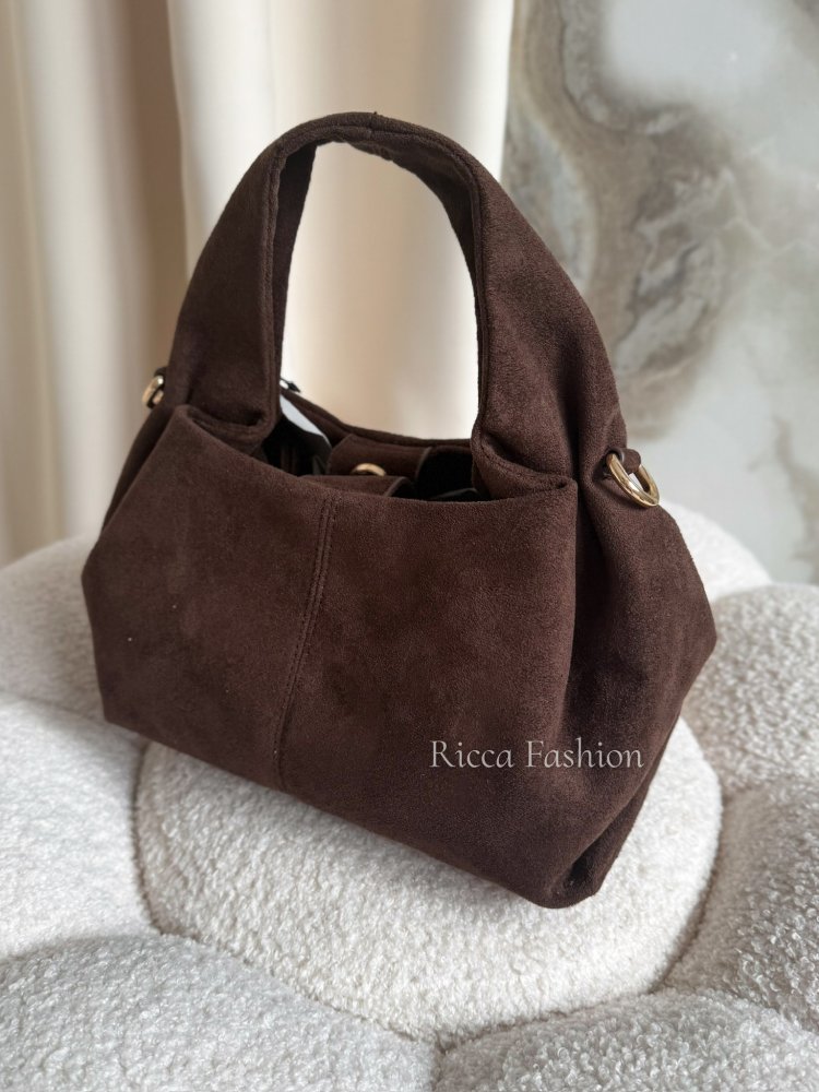 Torebka zamszowa SELLA,...