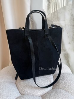 Torebka zamszowa ANIELLA, black