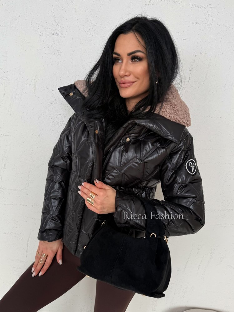 Torebka zamszowa SELLA, black