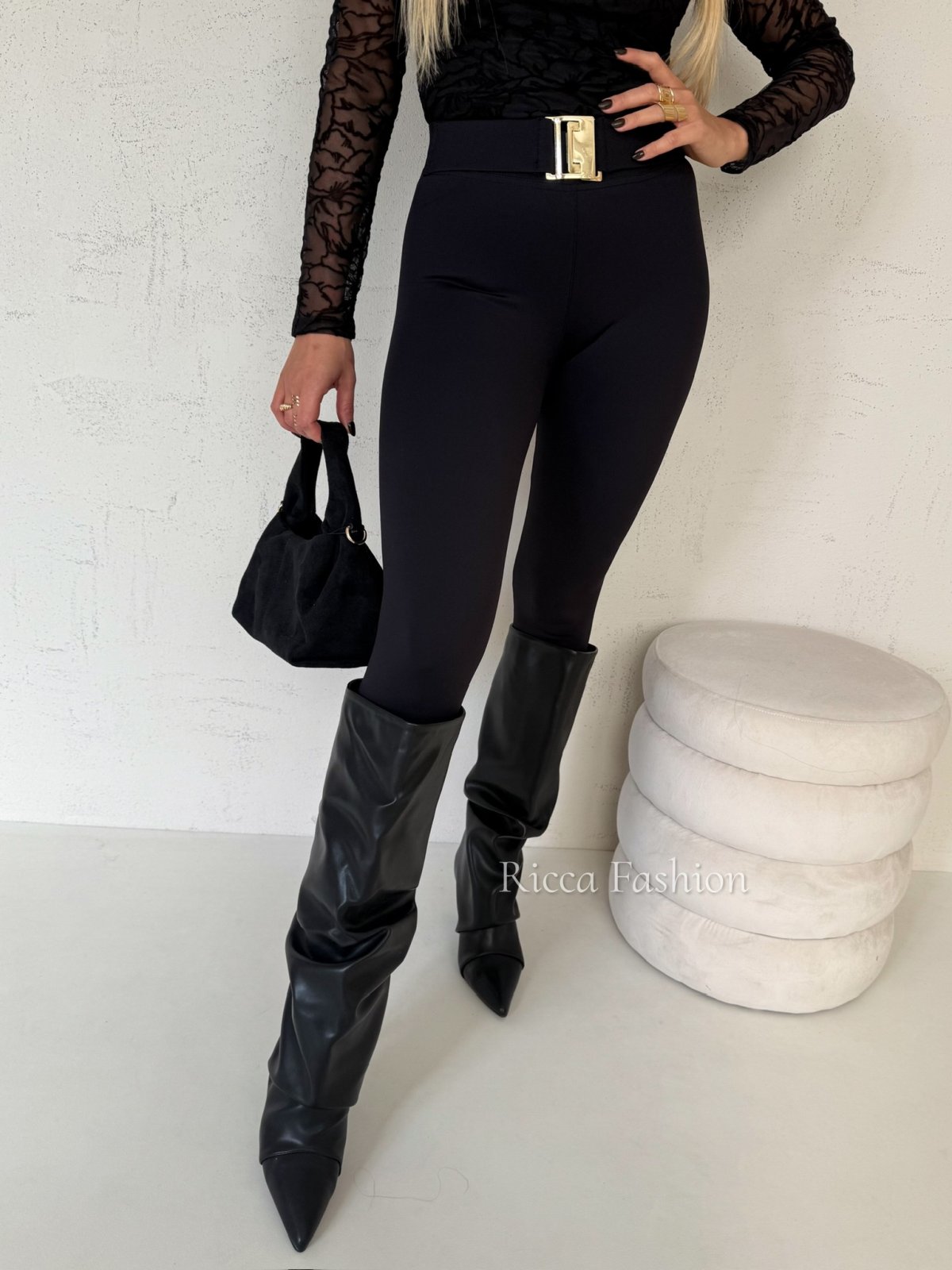 Legginsy z lycrą CALOR, black