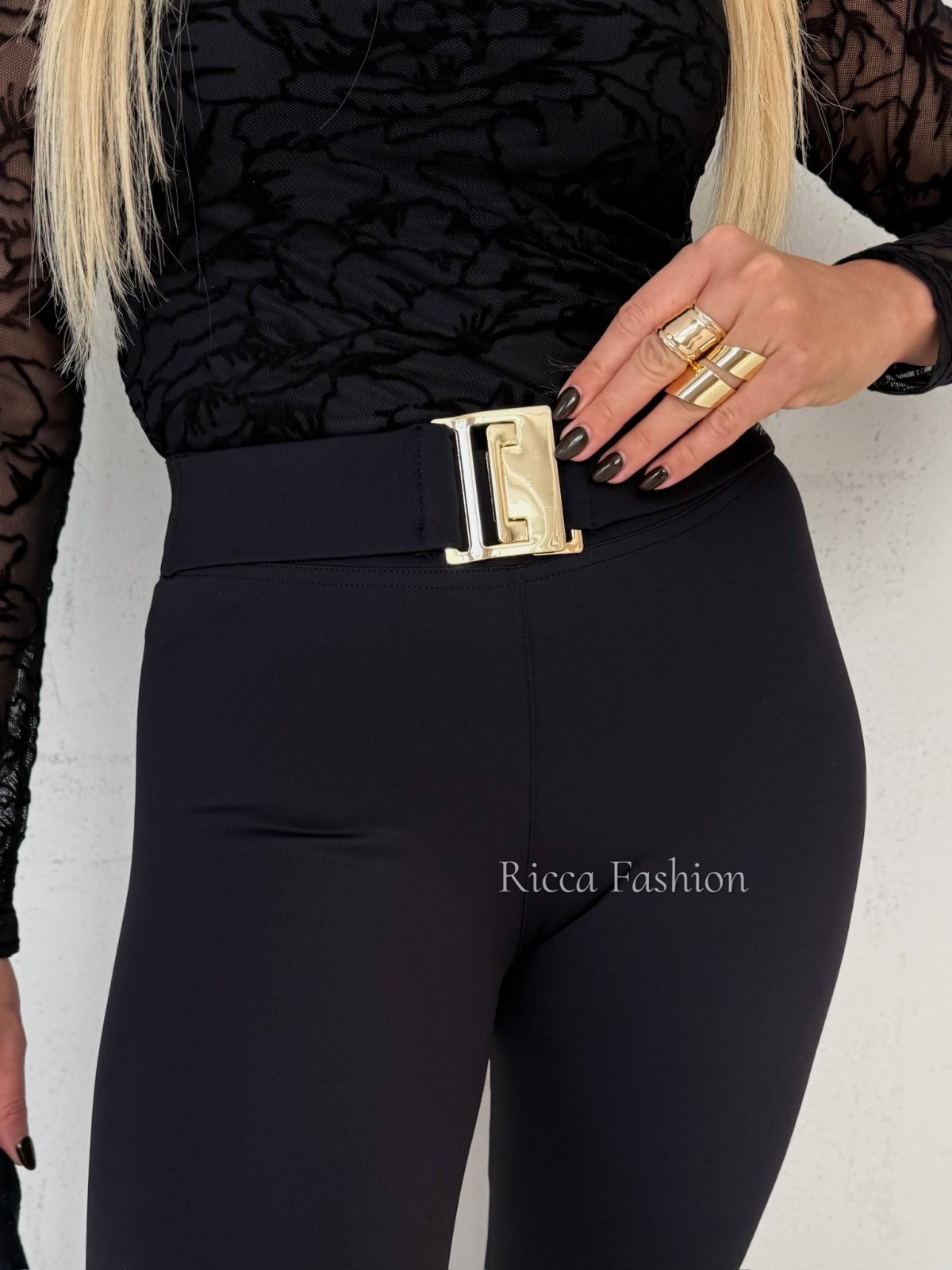 Legginsy z lycrą CALOR, black