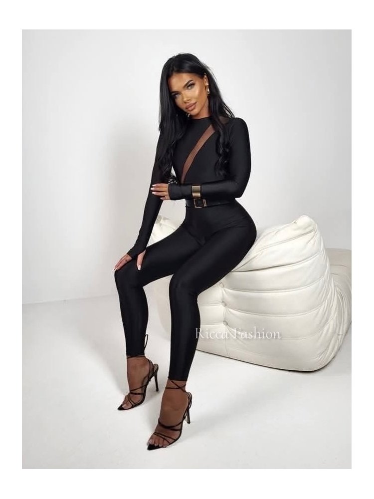 Kombinezon premium CRAZY IN LOVE, black