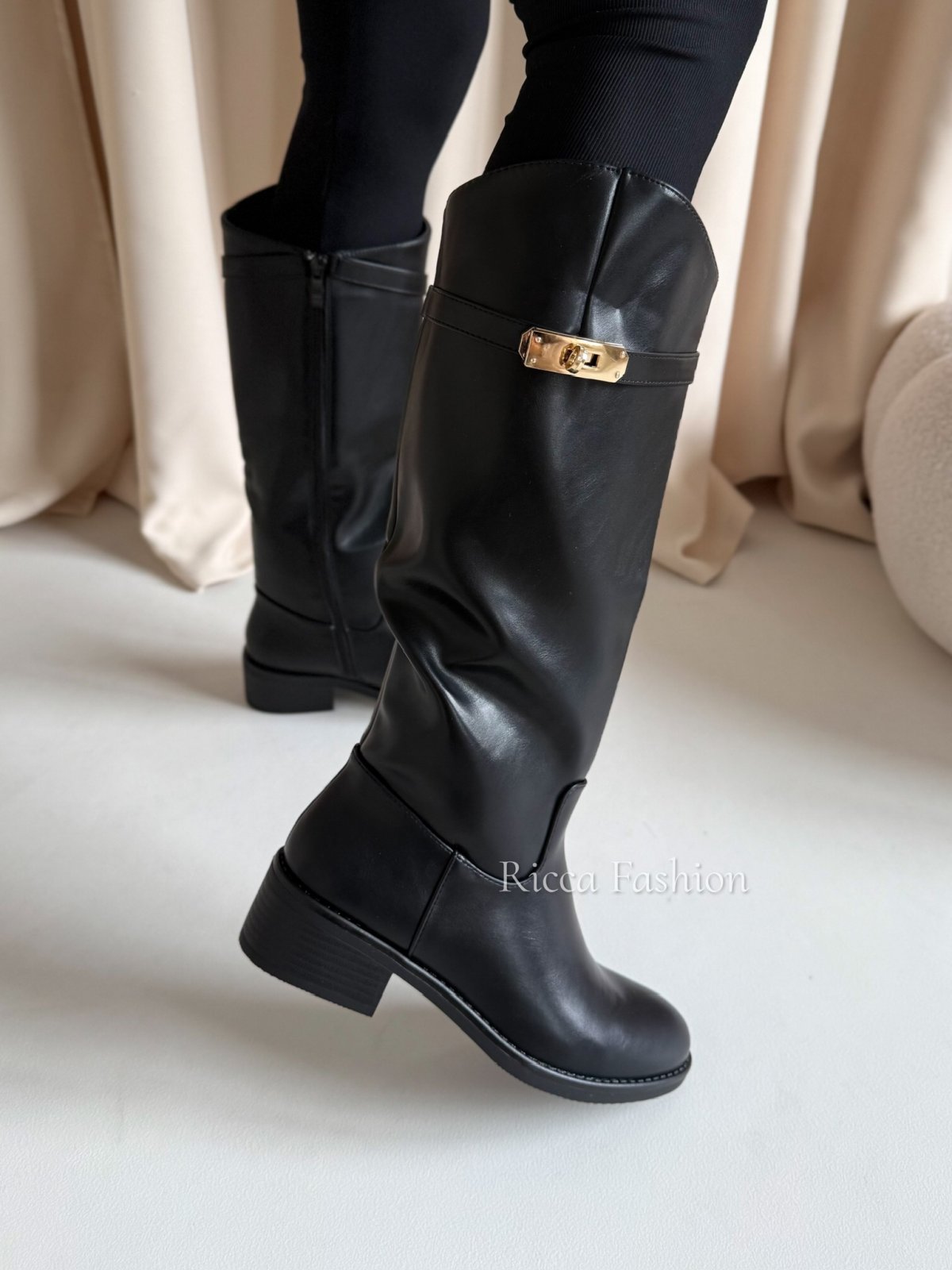 Kozaki/oficerki VERO, black